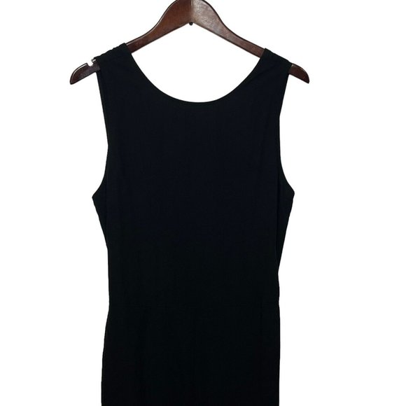 Marine Layer Eloise Open Back Jumpsuit Black Sleeveless Stretch Womens S… - Picture 3 of 13